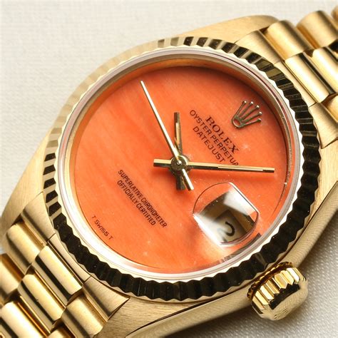 rolex 69178 coral dial